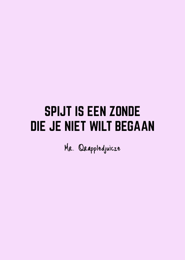 spijt is een zonde