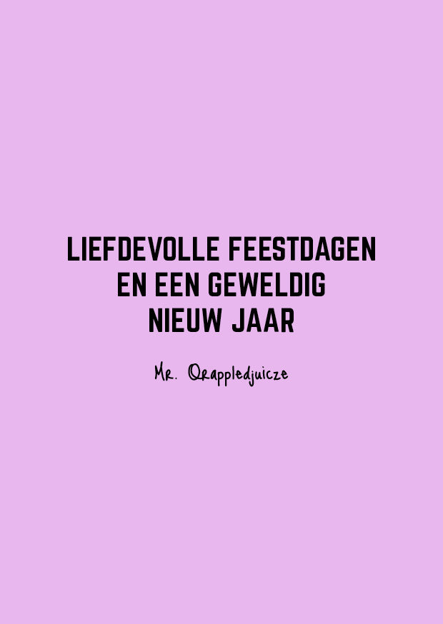 Liefdevolle feestdagen