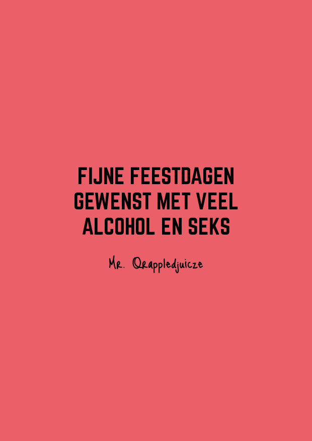 fijne feestdagen gewenst