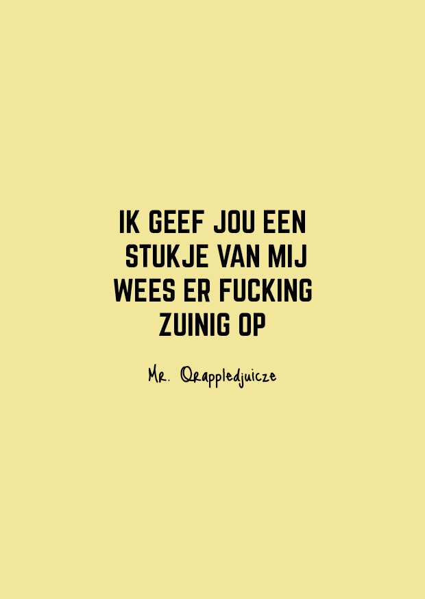 Ik geef jou een stukje van mij